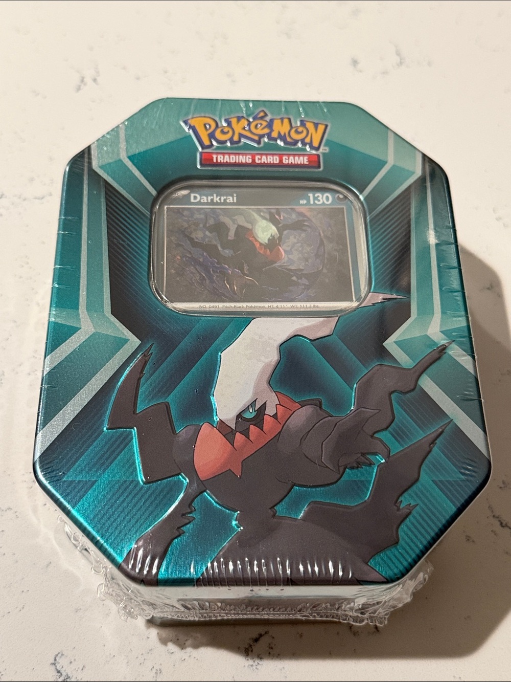 Pokemon Darkrai Collectible Tin - Teal/Black/Red